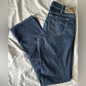 Silver Flare Jeans Suku Super Stretch Size 30